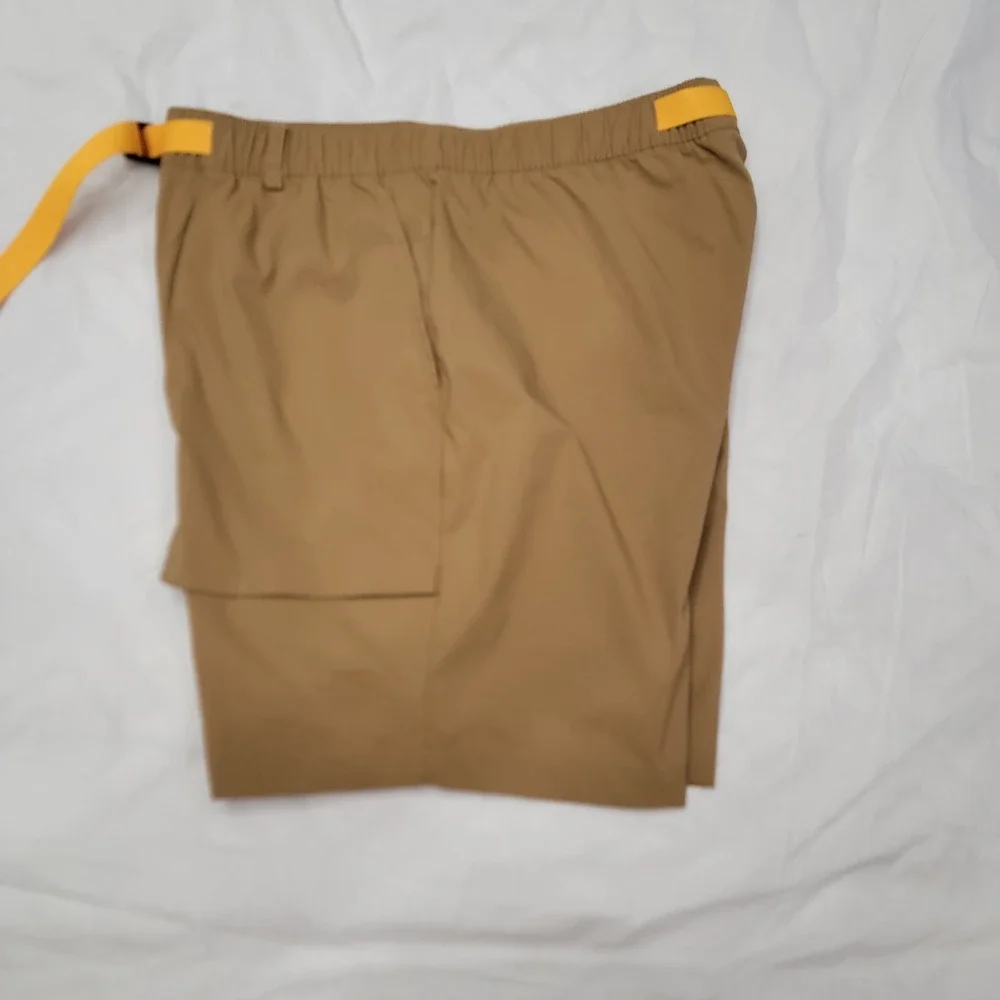 The North Face Mens Class V Belted Cargo Shorts Brown NF0A81WZ Small 7in Inseam